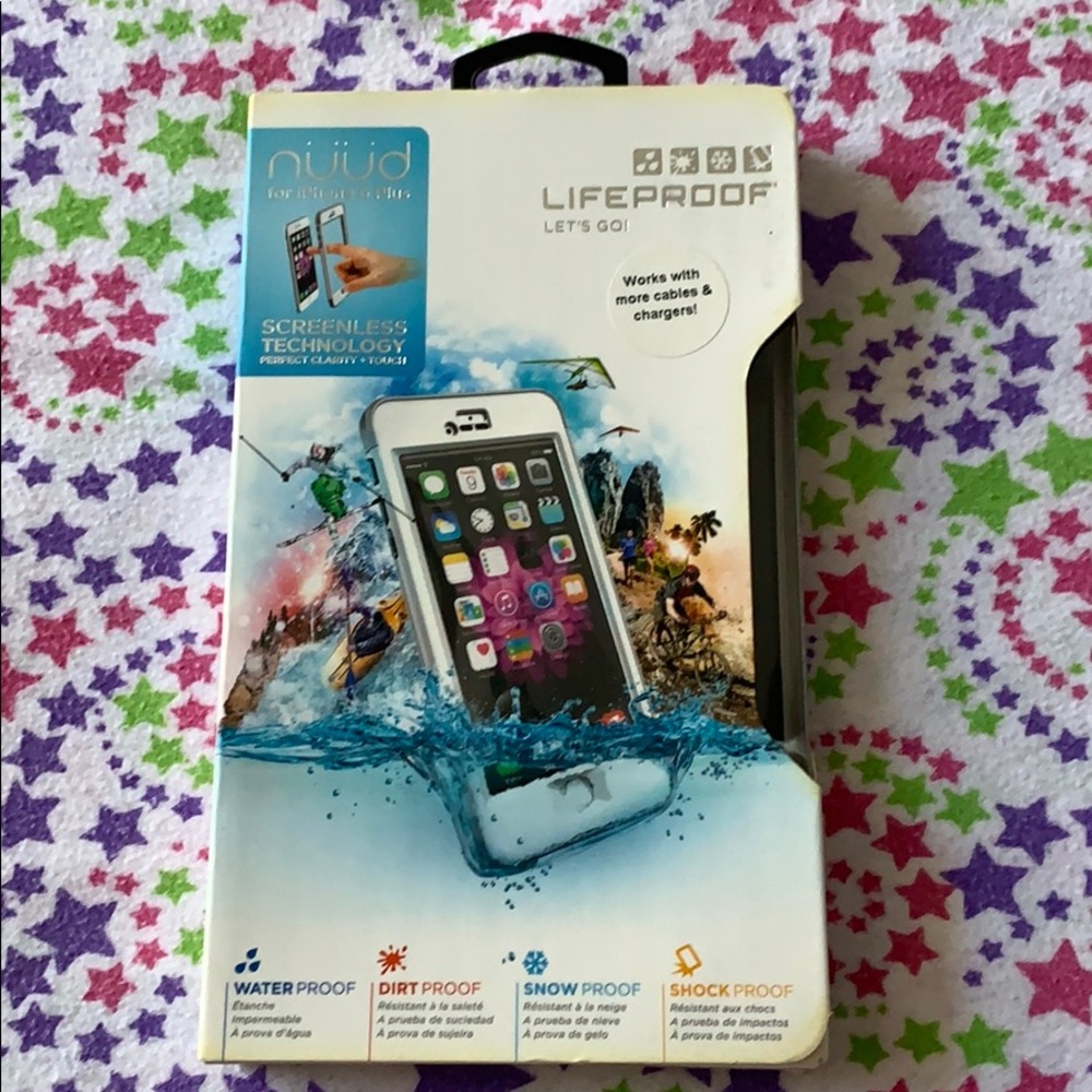 LIFEPROOF iPhone 6 Plus phone cover.